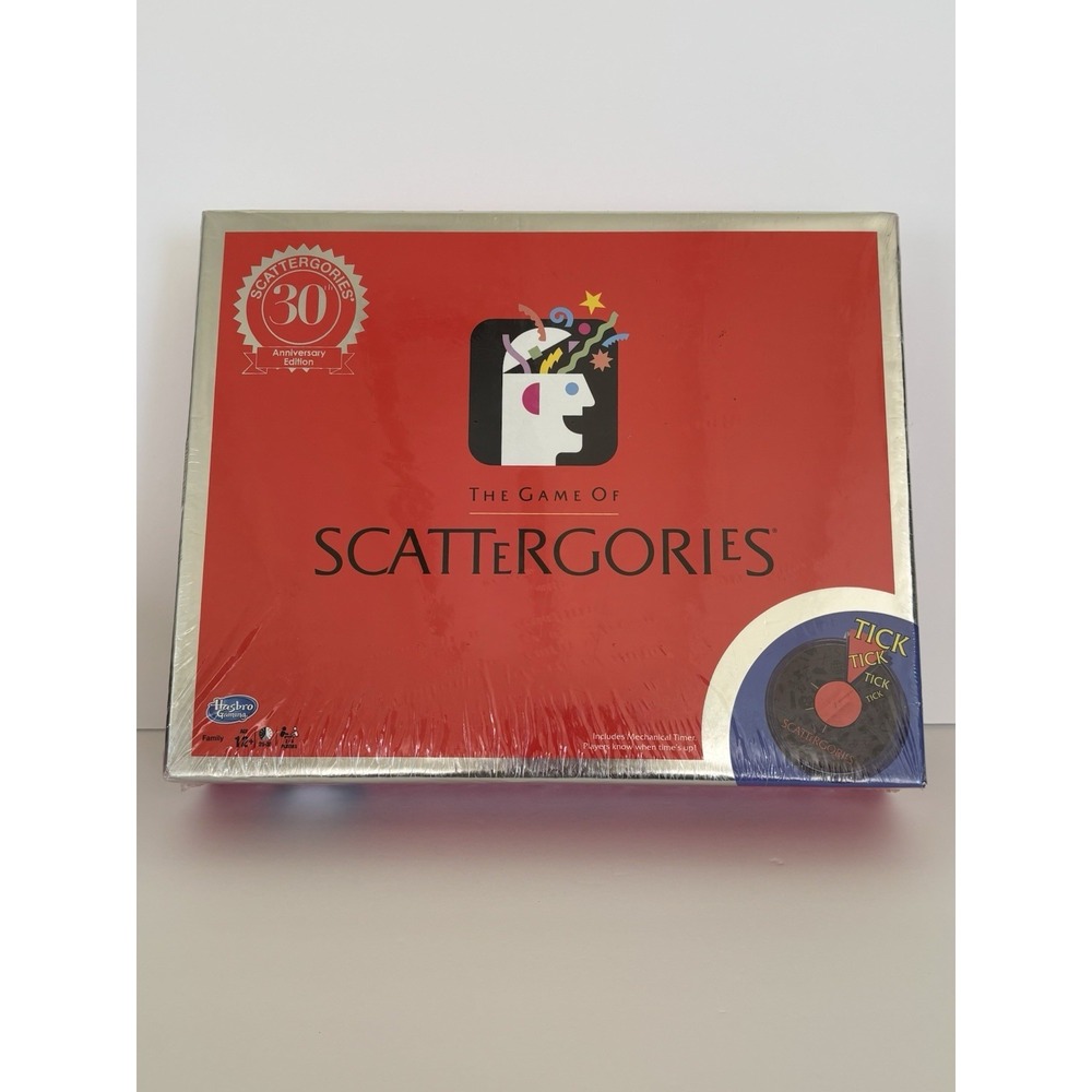 The Game Of Scattergories 30th Anniversary Edition Board Game NEW SEALED Read